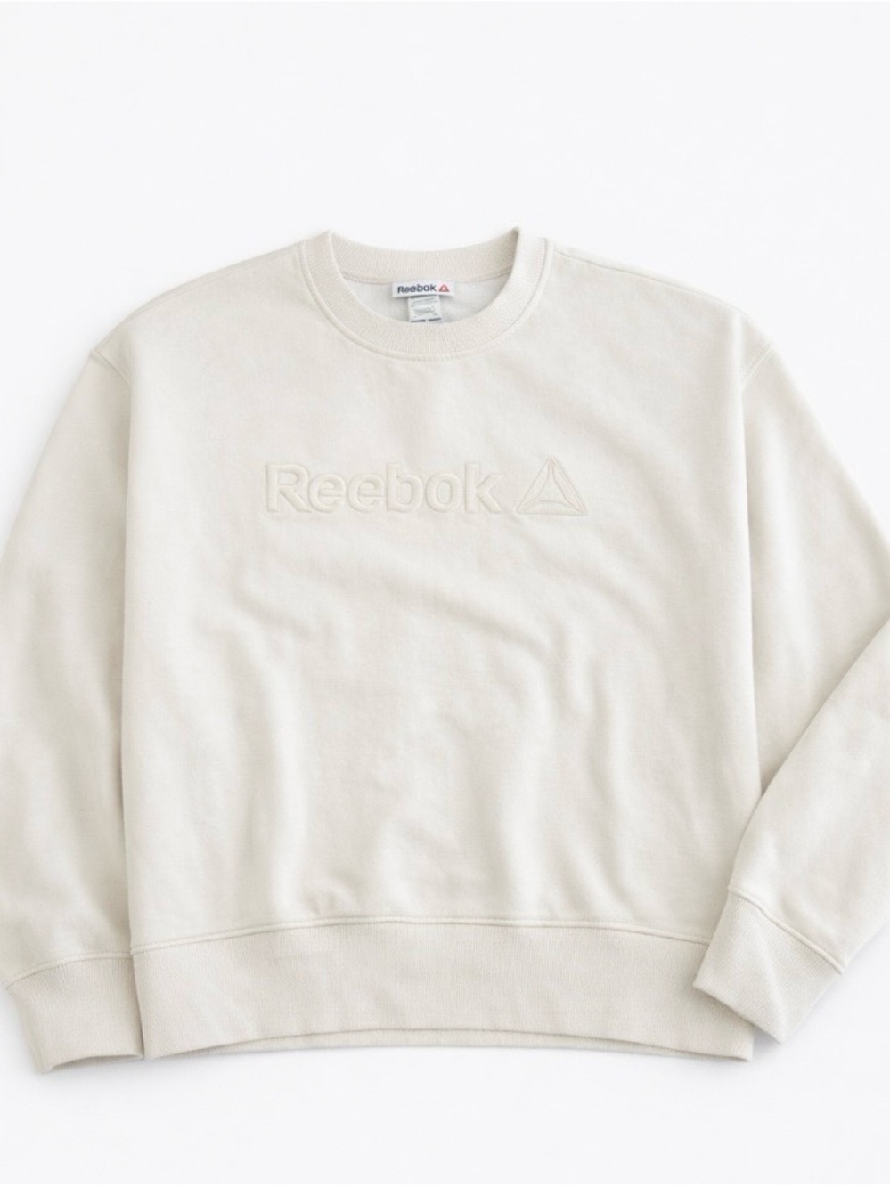 Reebok Men's Crewneck Sweatshirt in Cream